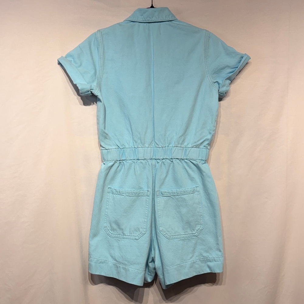 Show Me Your Mumu Cannon Romper Spring Blue Denim Size Small - Picture 9 of 13